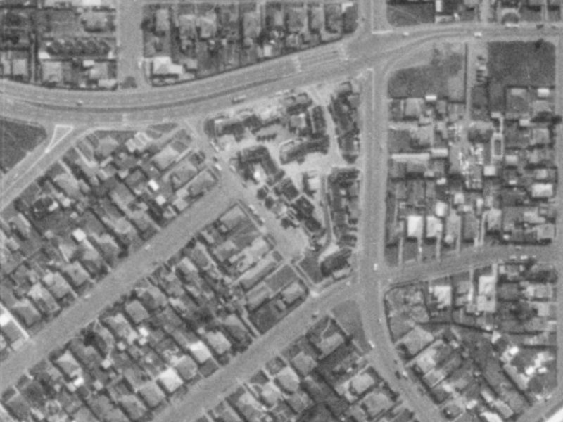 202 Strickland Street from the air, 1975-1979