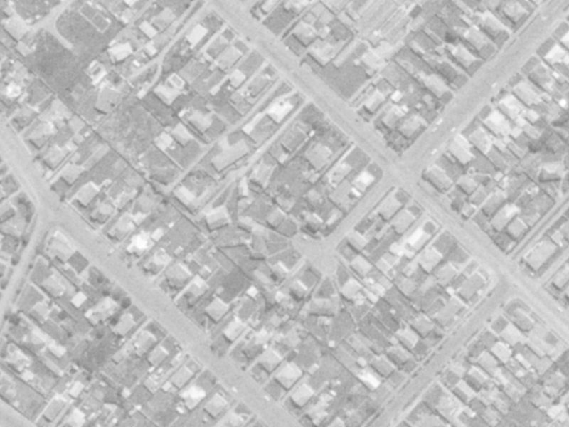 4 Finlay Place from the air, 1975-1979