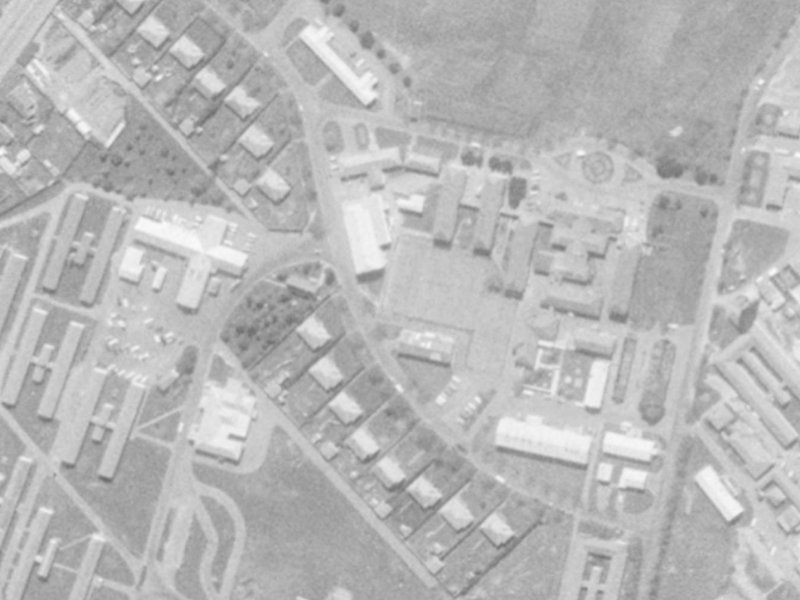 23 Caudron Road from the air, 1975-1979