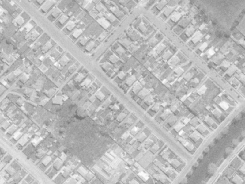 89 Wildberry Street from the air, 1975-1979