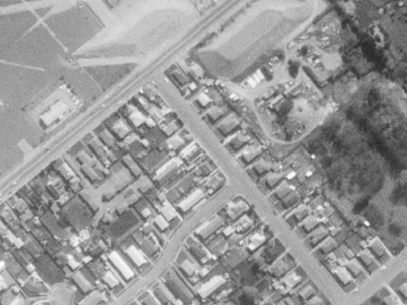 29 Nairn Street from the air, 1975-1979