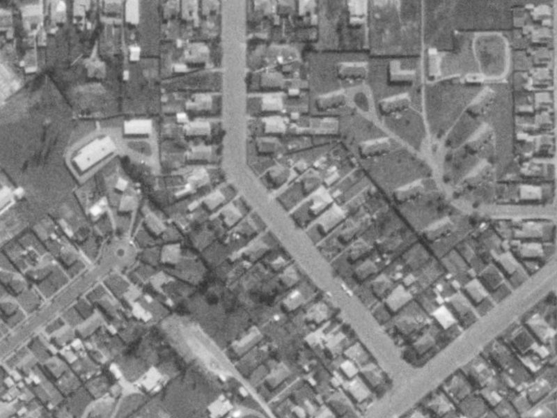 34 Hillier Place from the air, 1975-1979