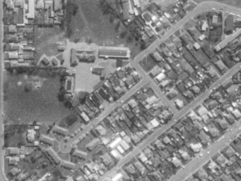 6 Willard Street from the air, 1975-1979