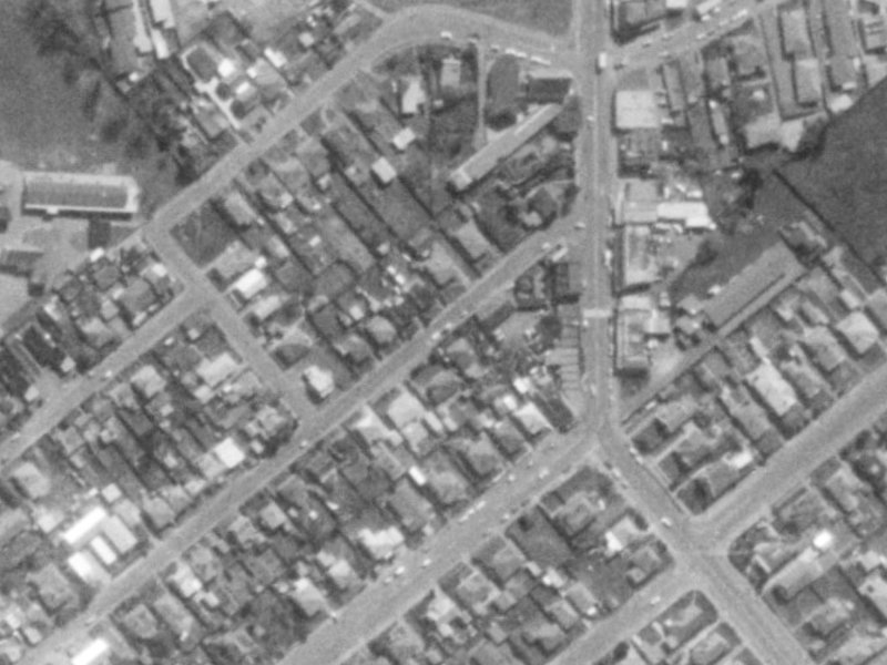55 Rosewarne Street from the air, 1975-1979