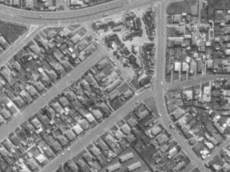 1/14 James K Baxter Place from the air, 1975-1979