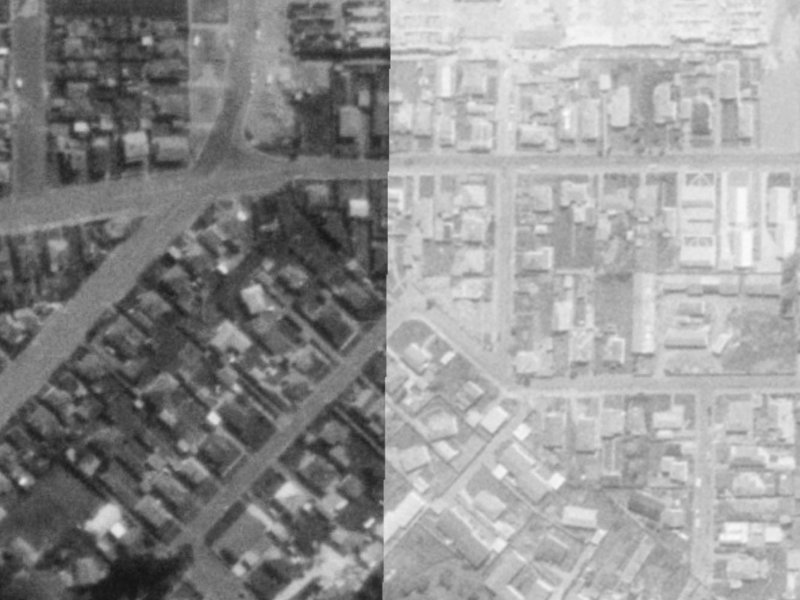 31 Humboldt Street from the air, 1975-1979