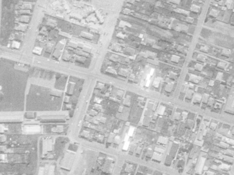 176 Hastings St East from the air, 1975-1979
