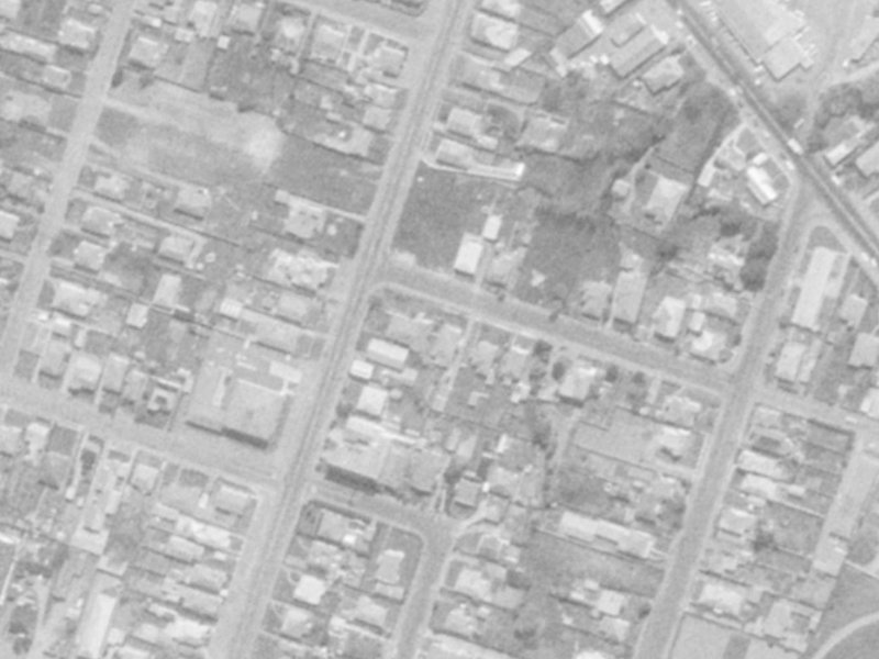 8A Hornbrook Street from the air, 1975-1979