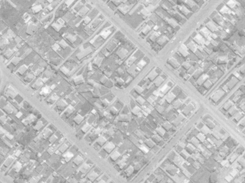 2 Finlay Place from the air, 1975-1979