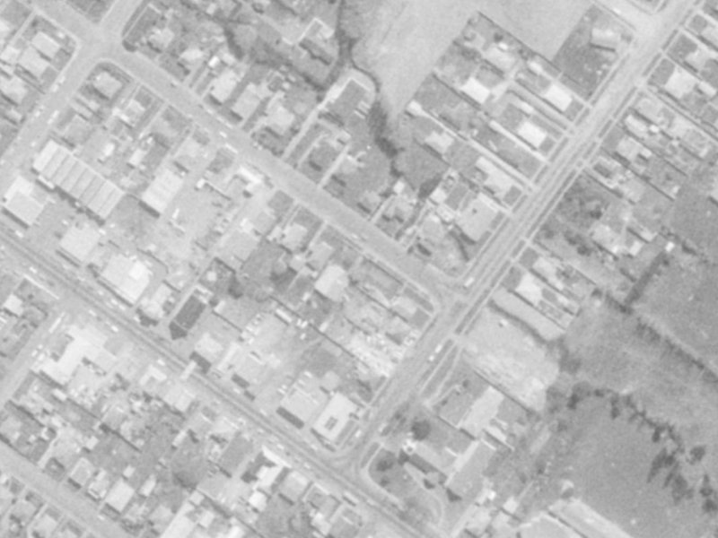 68 Glenroy Street from the air, 1975-1979