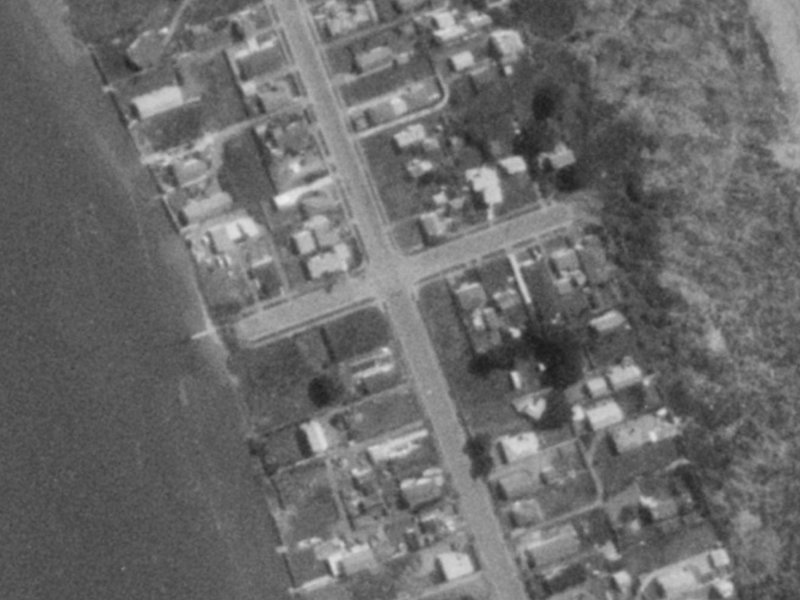 123 Rocking Horse Road from the air, 1975-1979