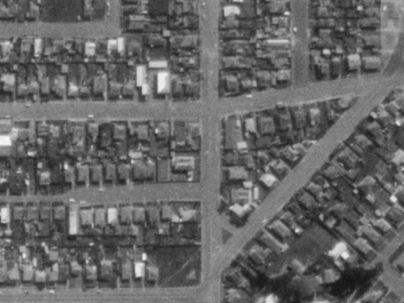 21 Cadogan Street from the air, 1975-1979
