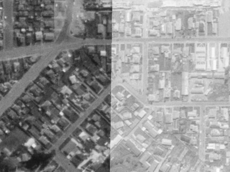 2 Hargest Crescent from the air, 1975-1979