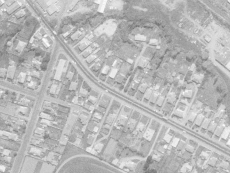 39 Opawa Road from the air, 1975-1979