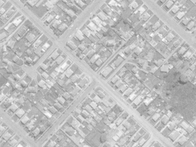 125A MacKenzie Avenue from the air, 1975-1979
