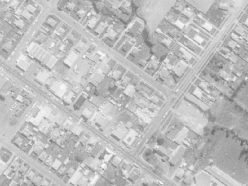 11 Saint Johns Street from the air, 1975-1979