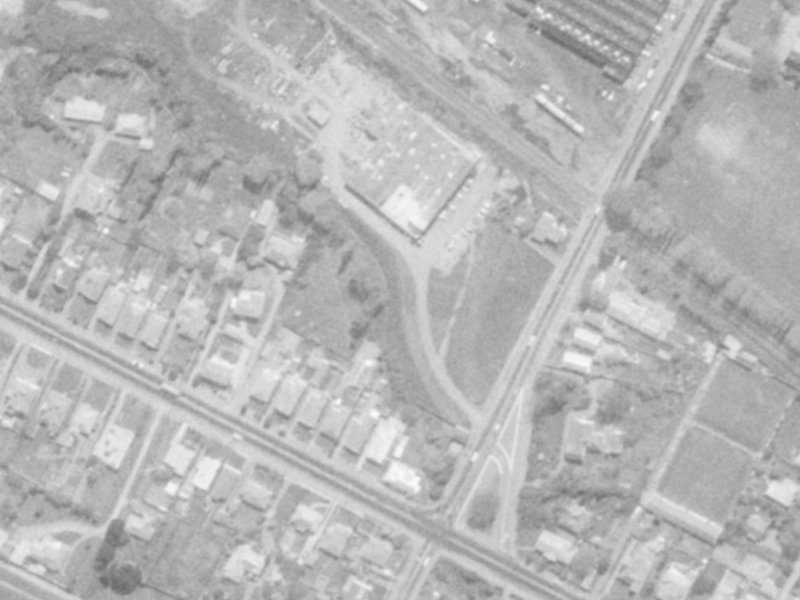 57B Opawa Road from the air, 1975-1979