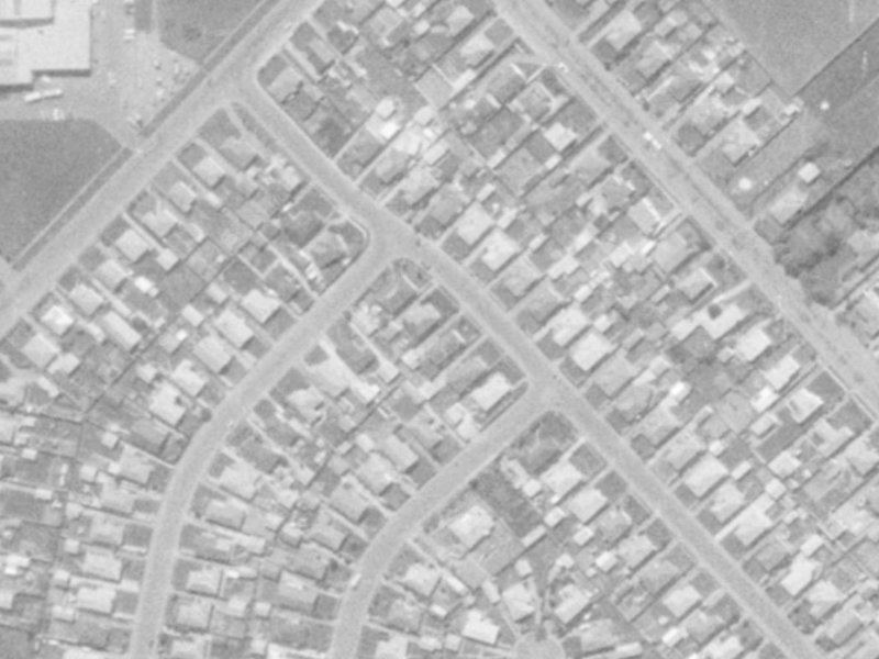 101 Blankney Street from the air, 1975-1979