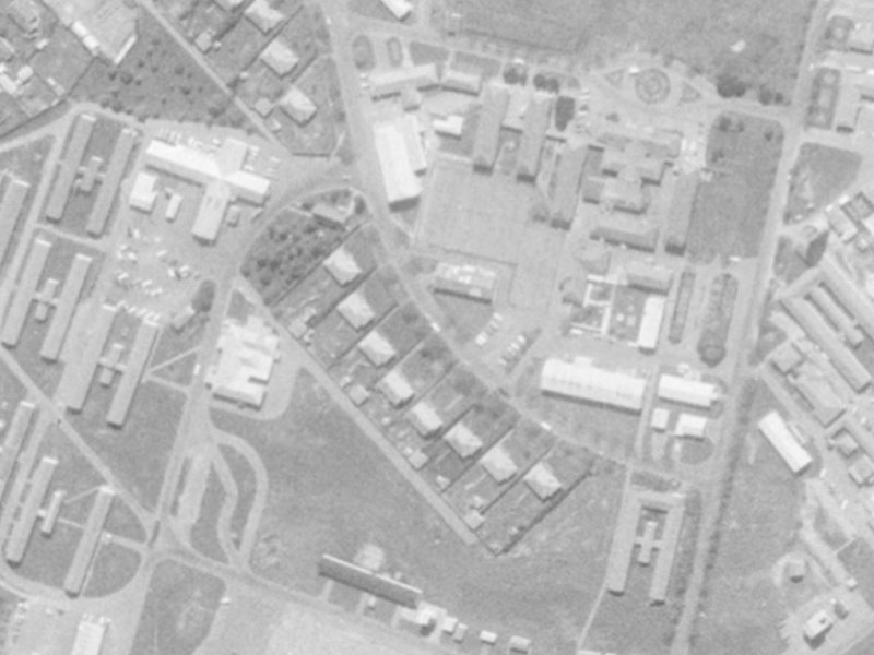 28 Caudron Road from the air, 1975-1979