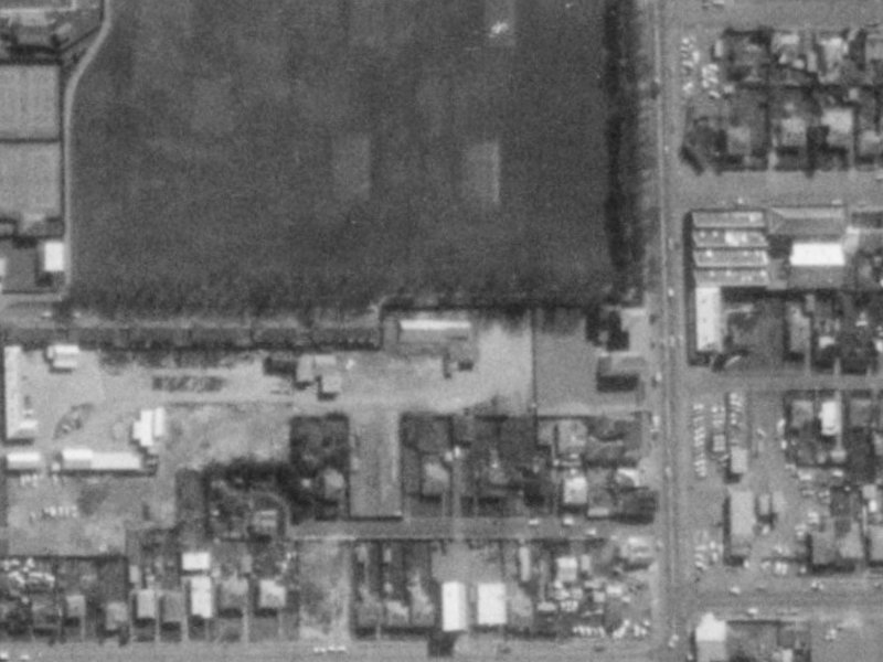 271 Milton Street from the air, 1975-1979