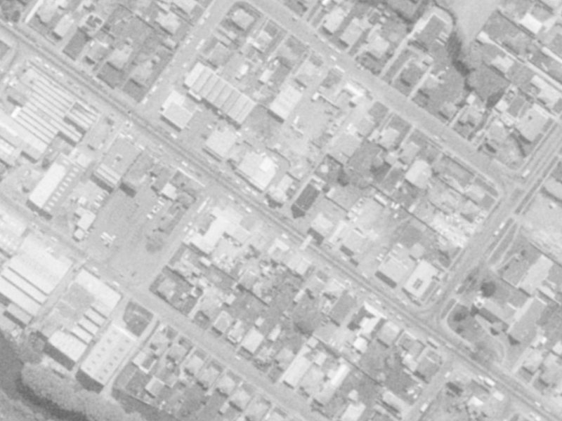 691 Ferry Road from the air, 1975-1979