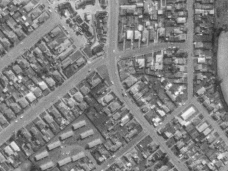 161 Strickland Street from the air, 1975-1979