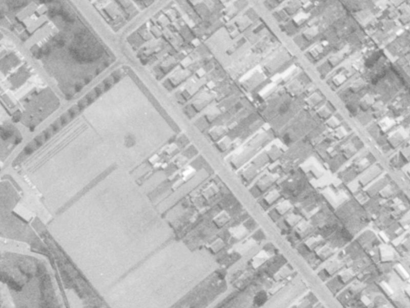 34 Sylvan Street from the air, 1975-1979