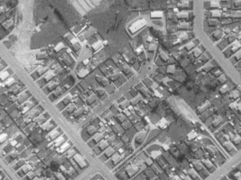 11 Hammond Place from the air, 1975-1979