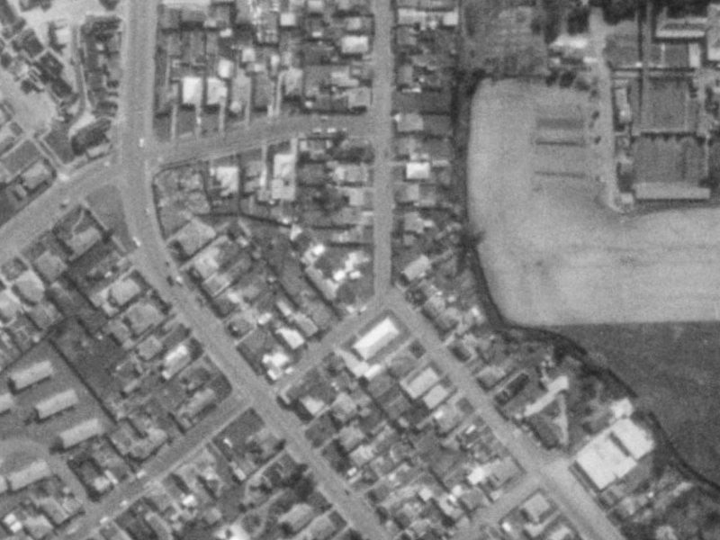 3 Scott Street from the air, 1975-1979