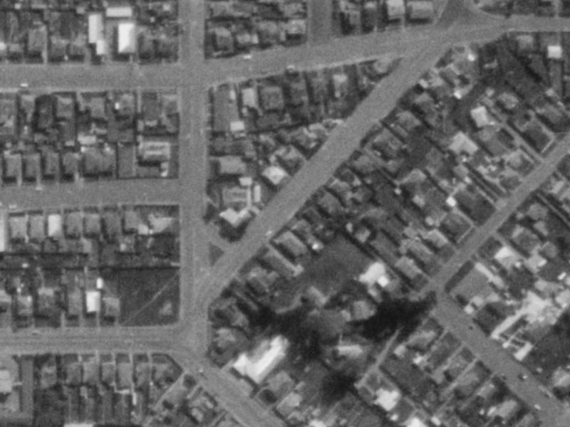 18 Burlington Street from the air, 1975-1979