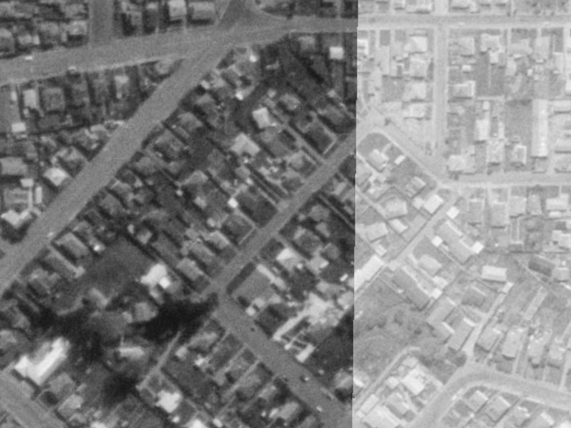 14 Humboldt Street from the air, 1975-1979