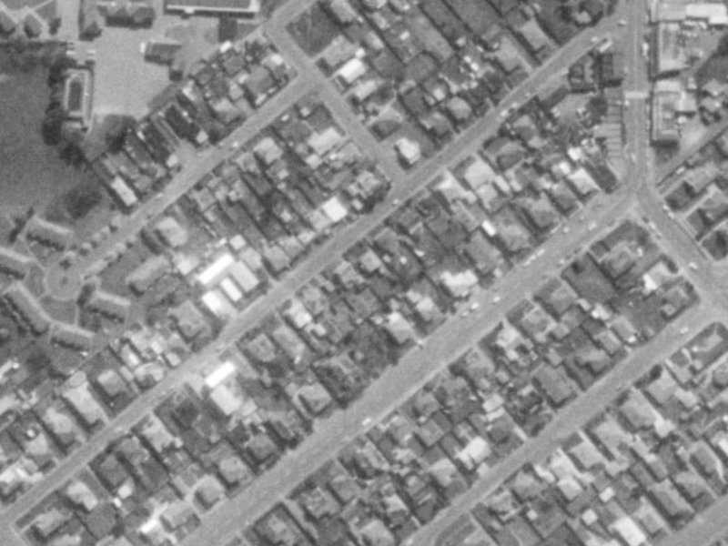 38 Rosewarne Street from the air, 1975-1979