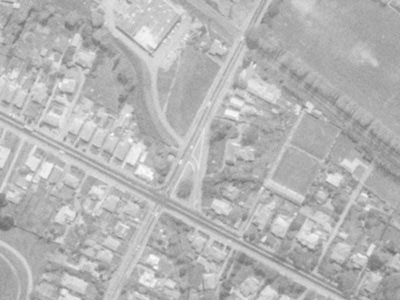 36 Ensors Road from the air, 1975-1979