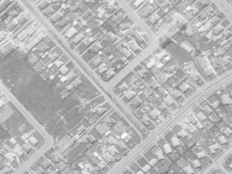113 Brynley Street from the air, 1975-1979