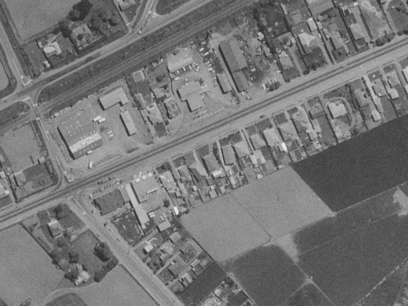 721 Main South Road from the air, 1975-1979