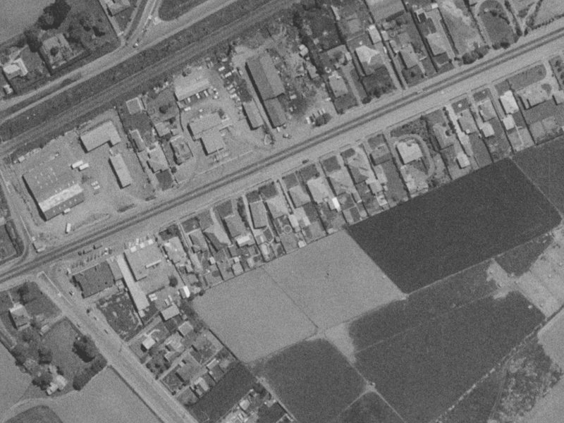 717 Main South Road from the air, 1975-1979