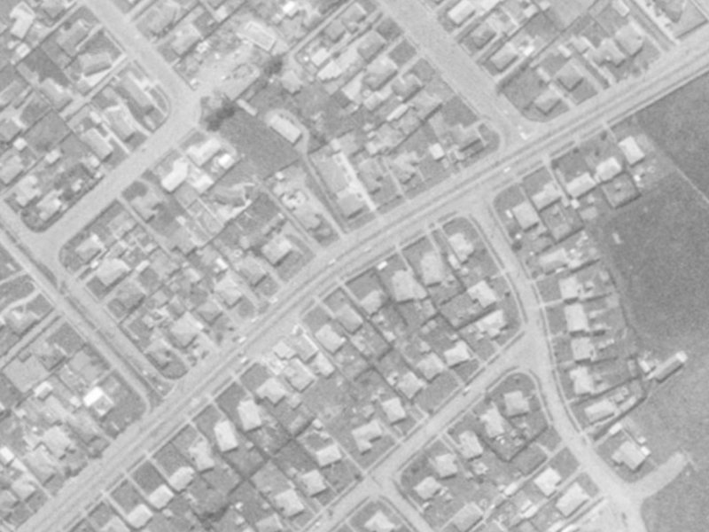 93 Springs Road from the air, 1975-1979