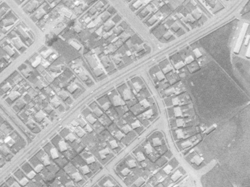 89 Springs Road from the air, 1975-1979