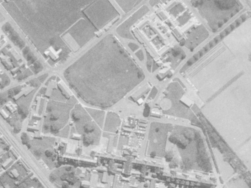 20 Linden Grove Avenue from the air, 1975-1979