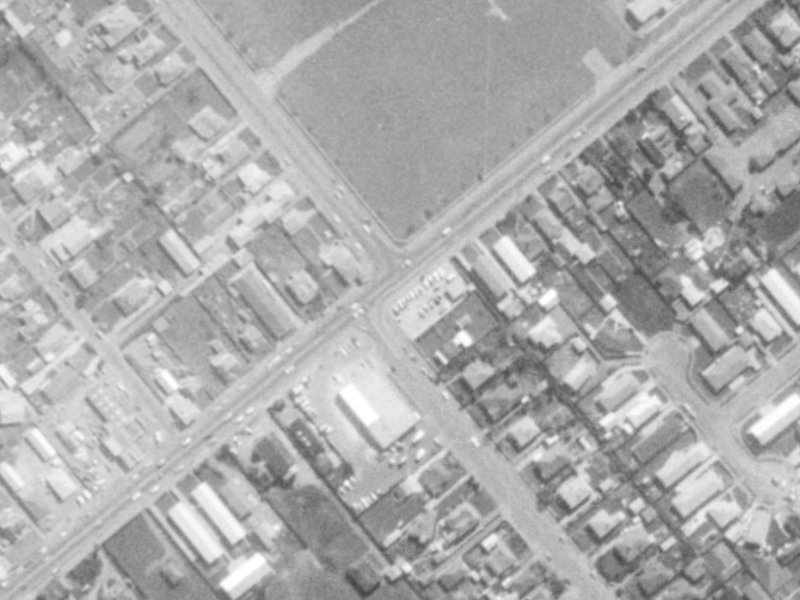 374 Lyttelton Street from the air, 1975-1979
