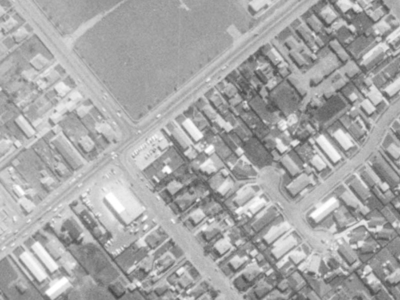 120A Lincoln Road from the air, 1975-1979