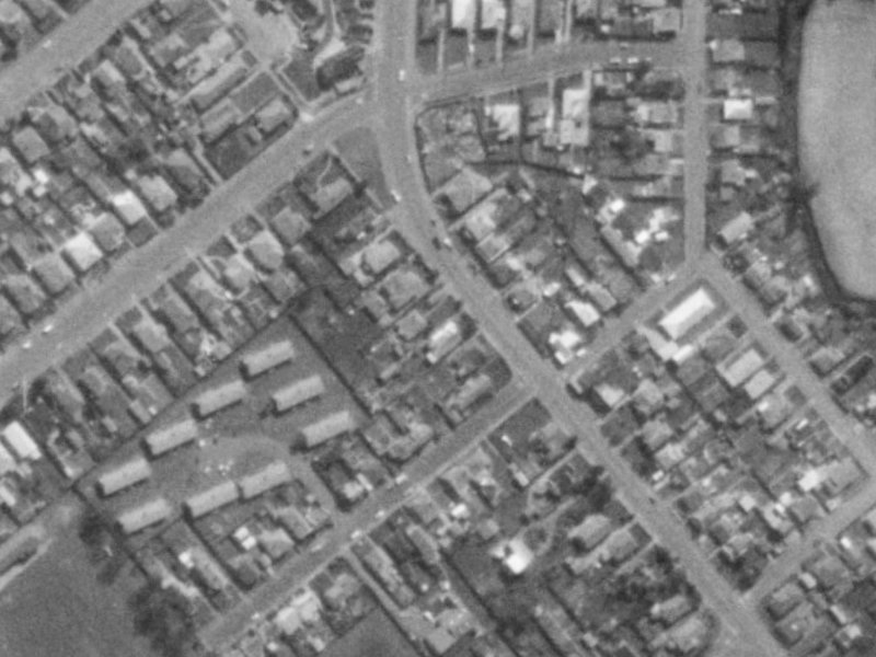 149 Strickland Street from the air, 1975-1979