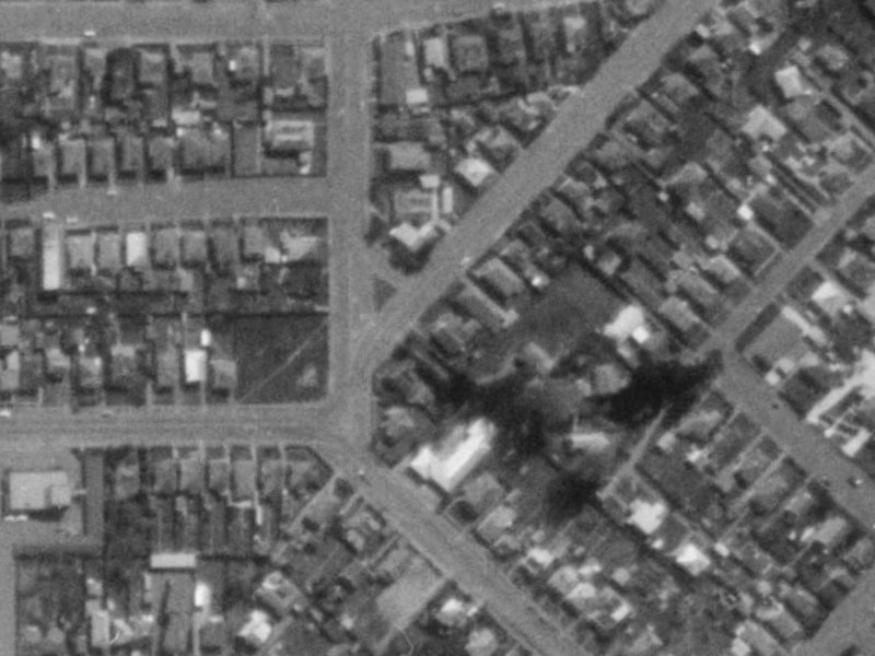 8 Burlington Street from the air, 1975-1979