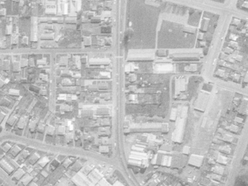 99 Waltham Road from the air, 1975-1979