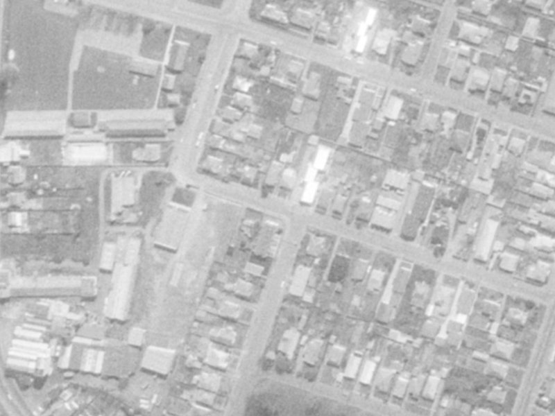 10–16 Buffon Street from the air, 1975-1979