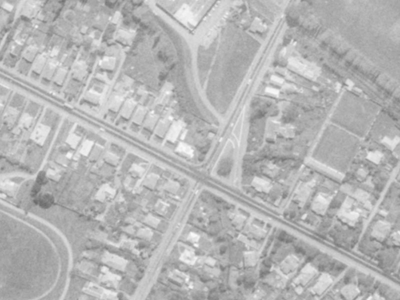 79 Opawa Road from the air, 1975-1979