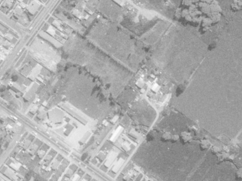 22 Streamside Court from the air, 1975-1979