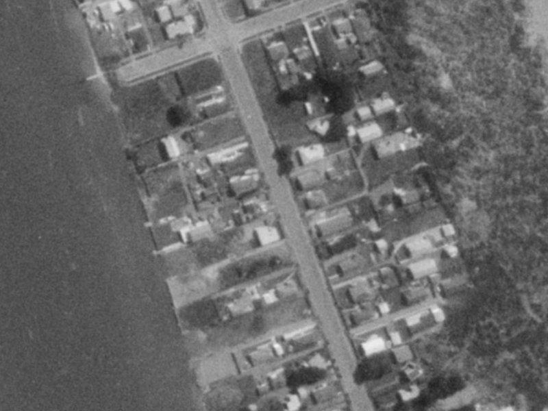 132 Rocking Horse Road from the air, 1975-1979