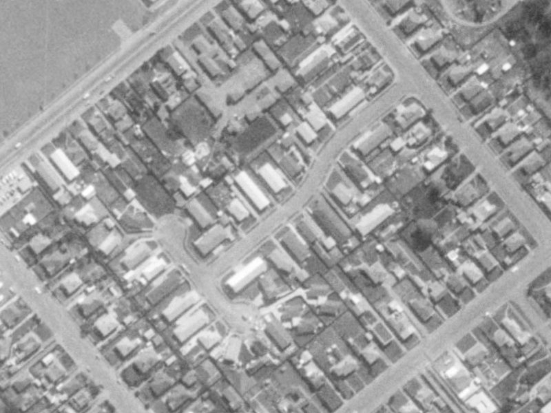 Blakehall Place from the air, 1975-1979