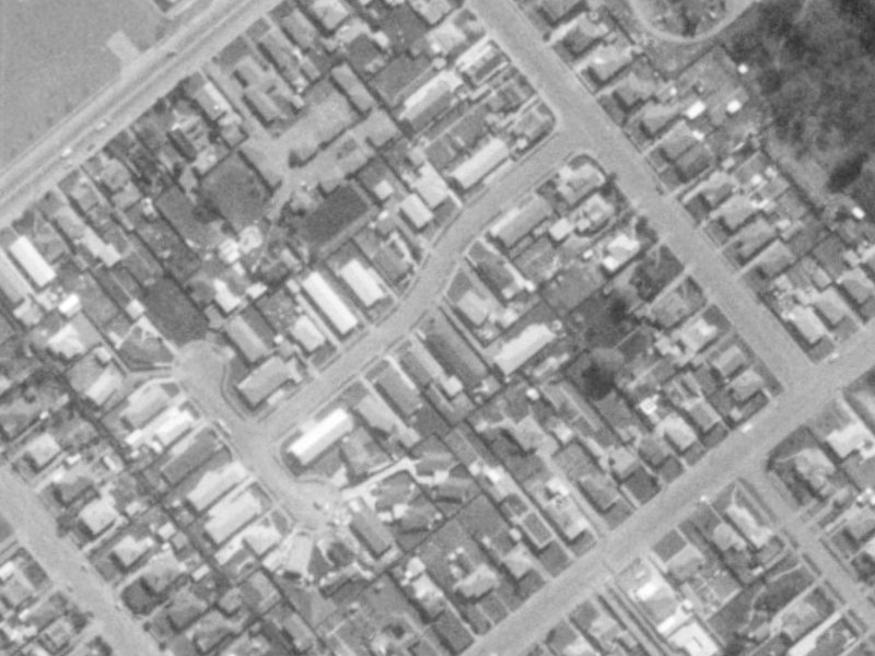 11 Blakehall Place from the air, 1975-1979
